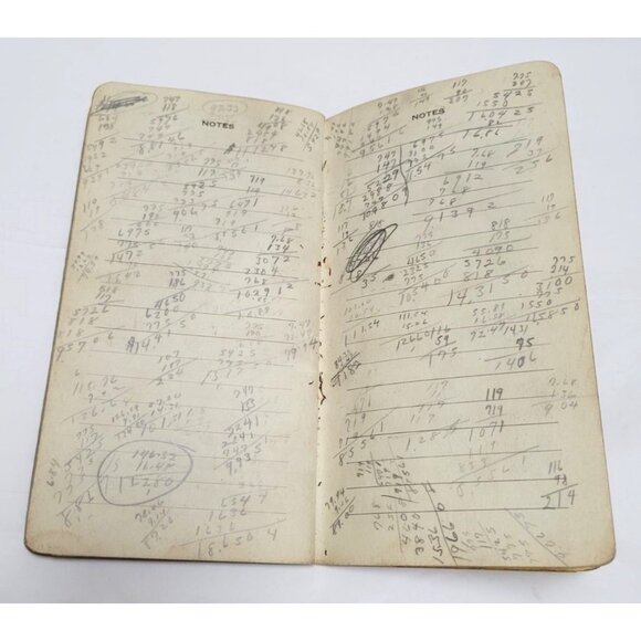 Vintage 1943 Enginemen's Time Book Brotherhood of Locomotive Firemen & Enginemen - Picture 8 of 12